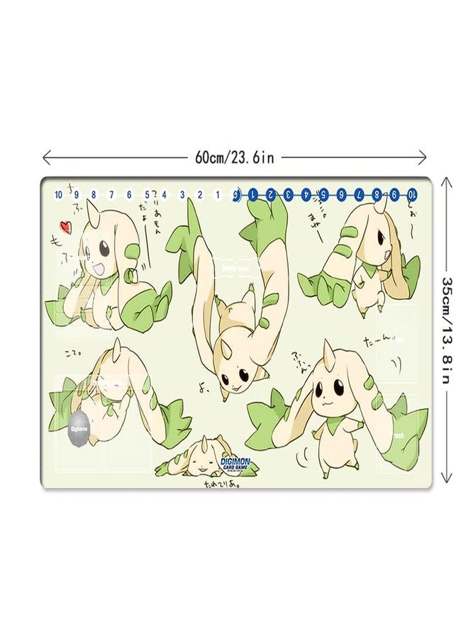 Mlikemat New DTCG Duel Playmat Digimon Board Terriermon Anime Trading Card Game Mat Desk Pad + Free Bag (ZD002-686-SM) - Image 5